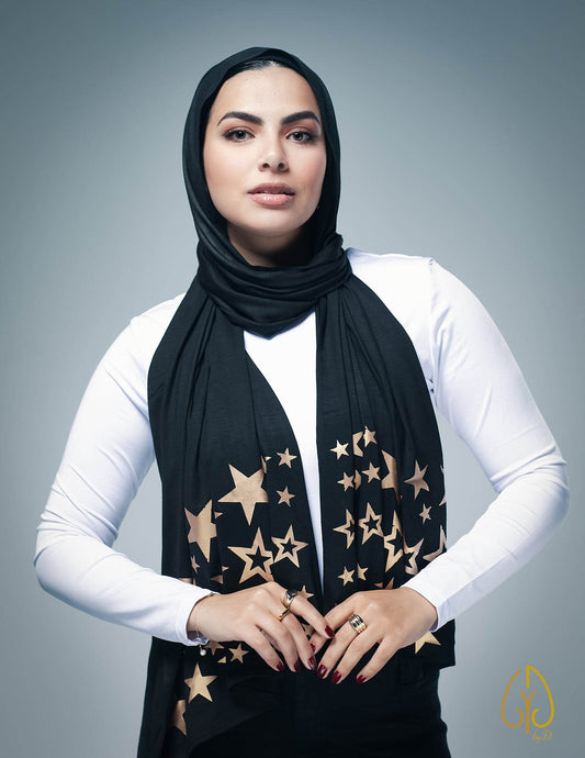 Black Starlight - By.D Scarves