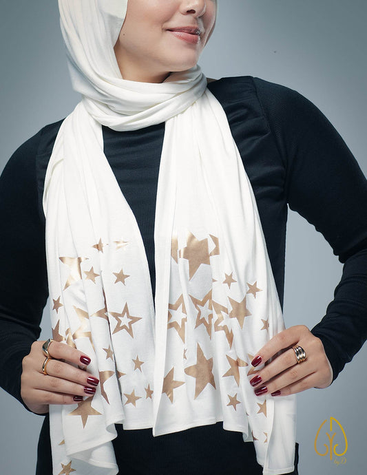 White Starlight - By.D Scarves