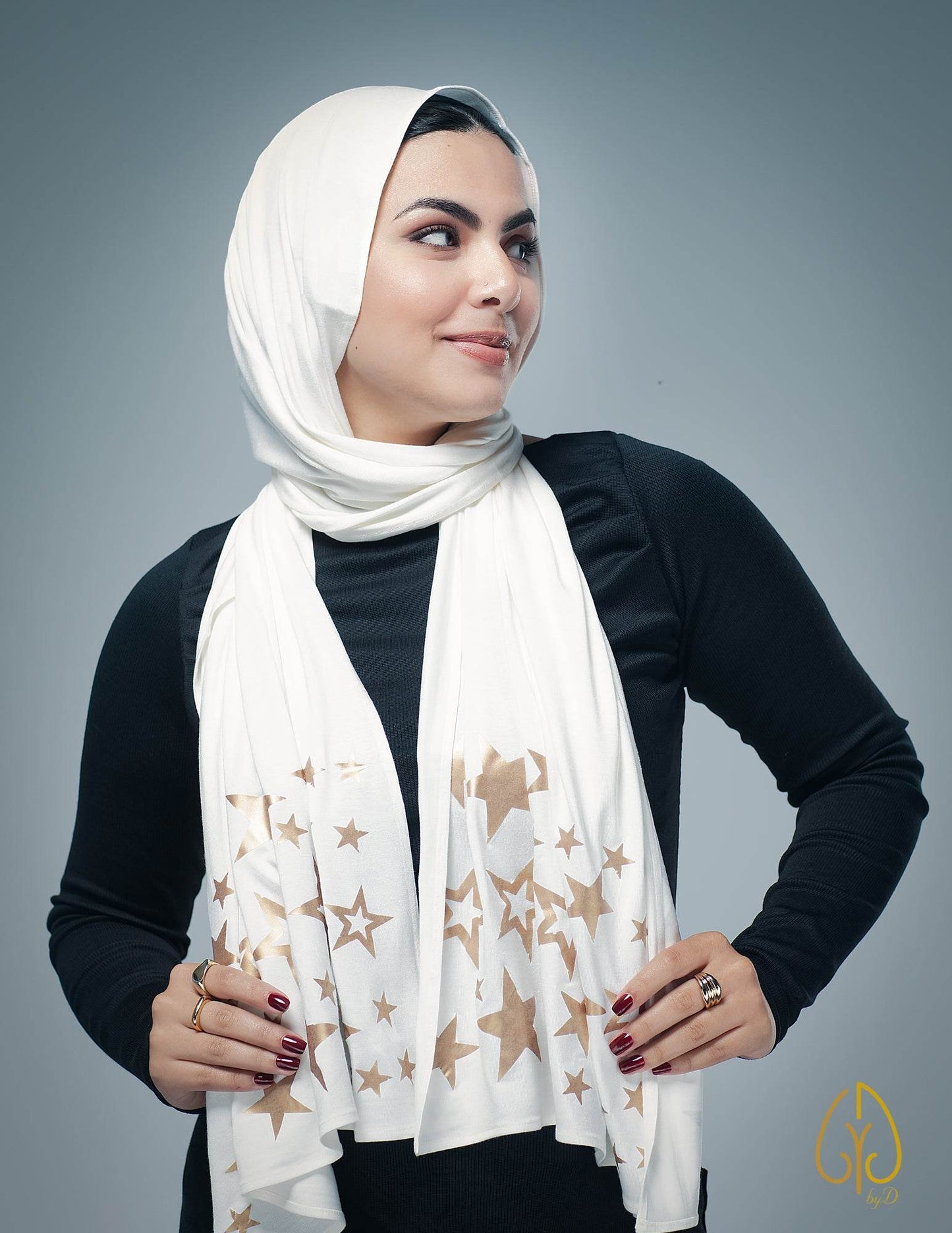 White Starlight - By.D Scarves