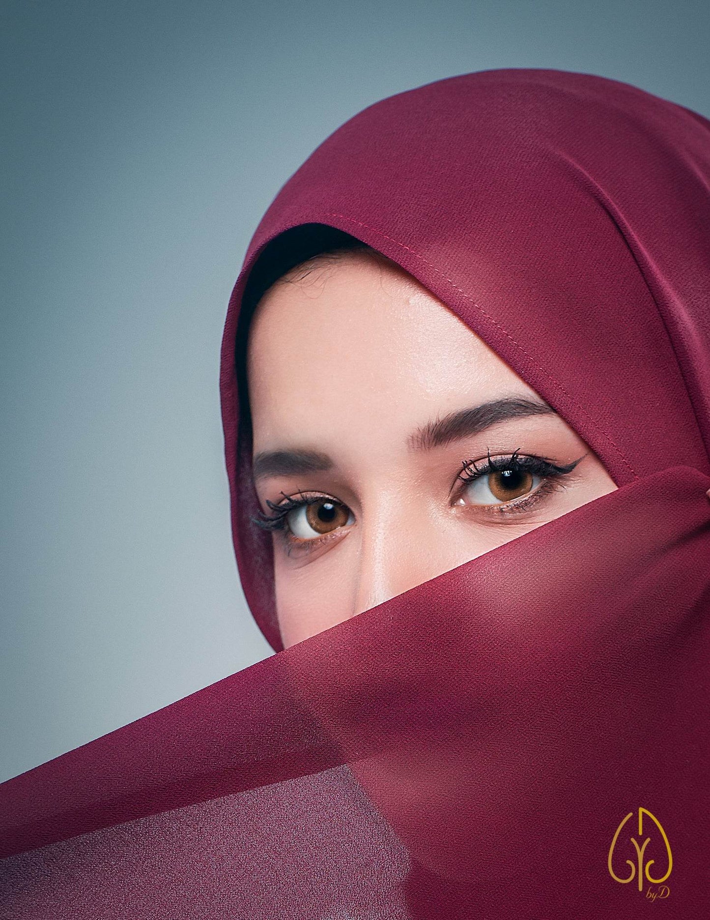 The Delicate Burgundy - By.D Scarves