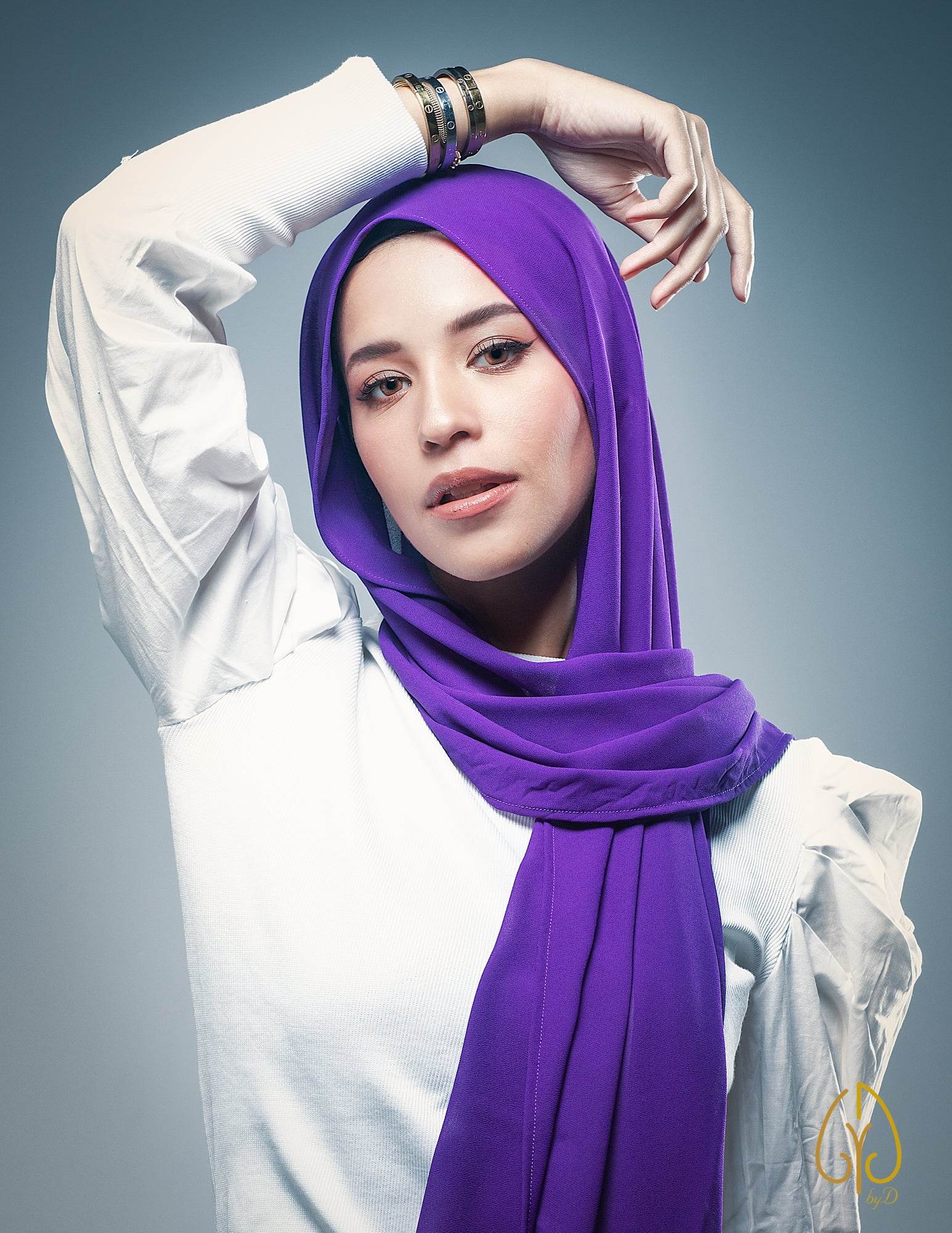 The Delicate Purple - By.D Scarves