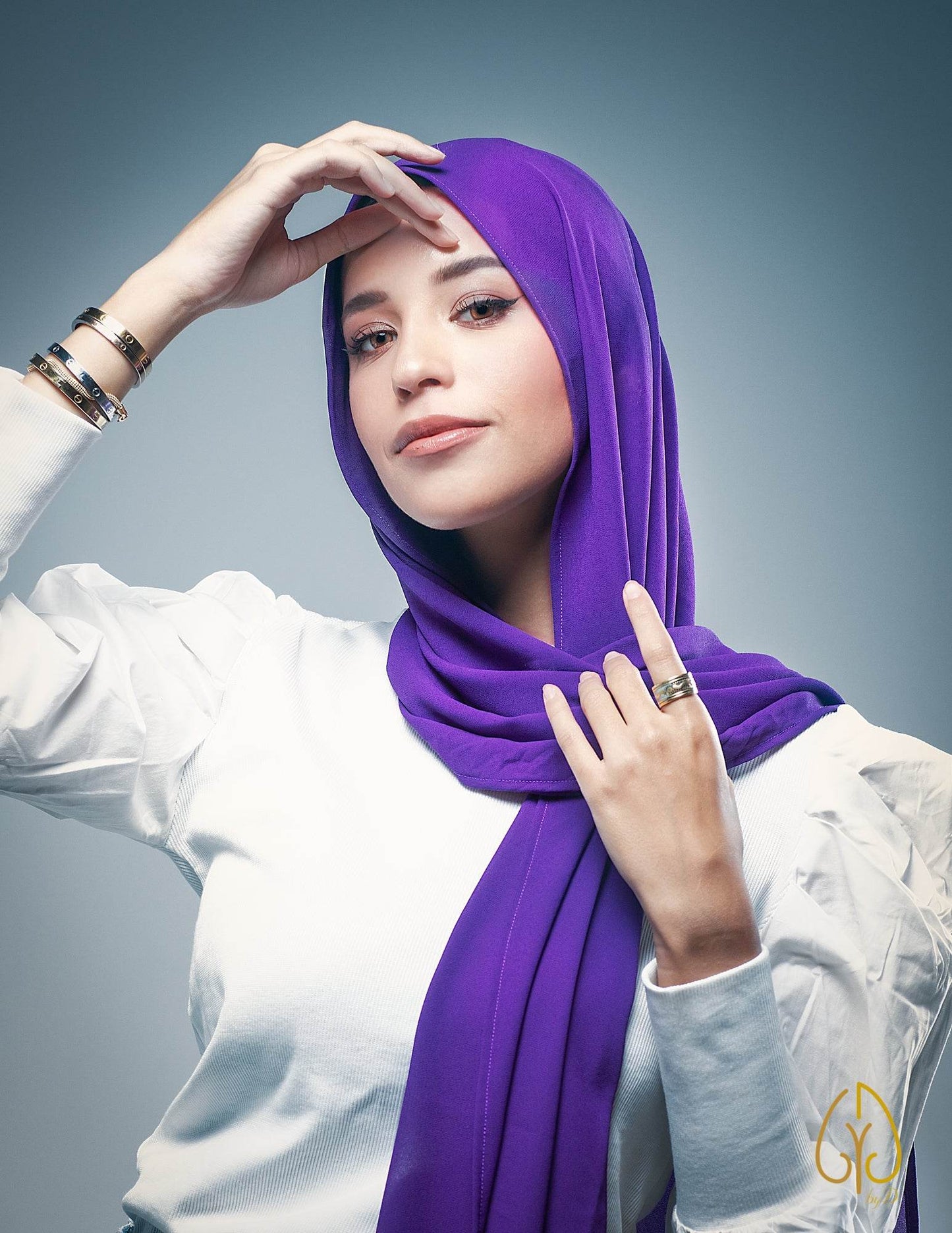 The Delicate Purple - By.D Scarves