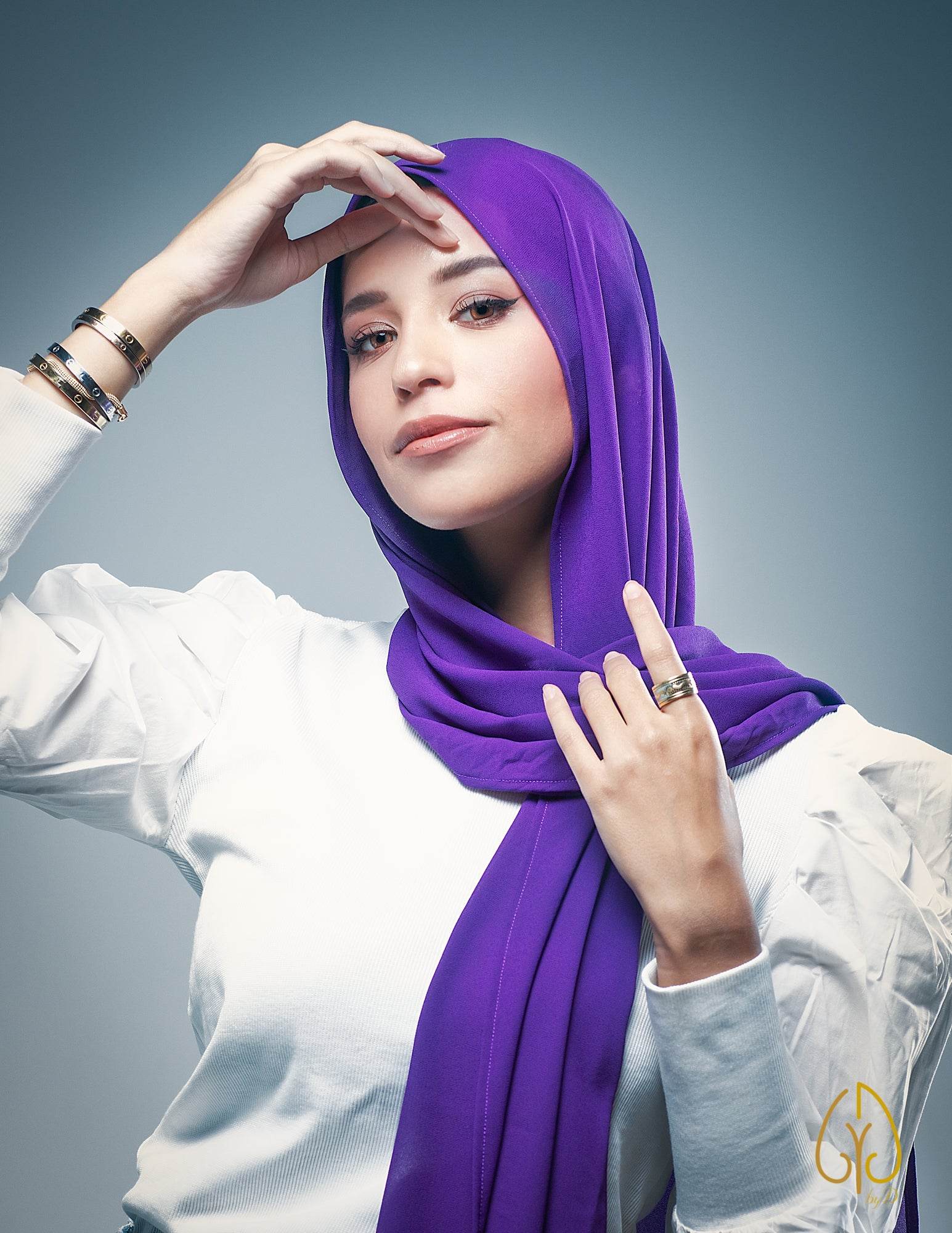 The Delicate Purple - By.D Scarves