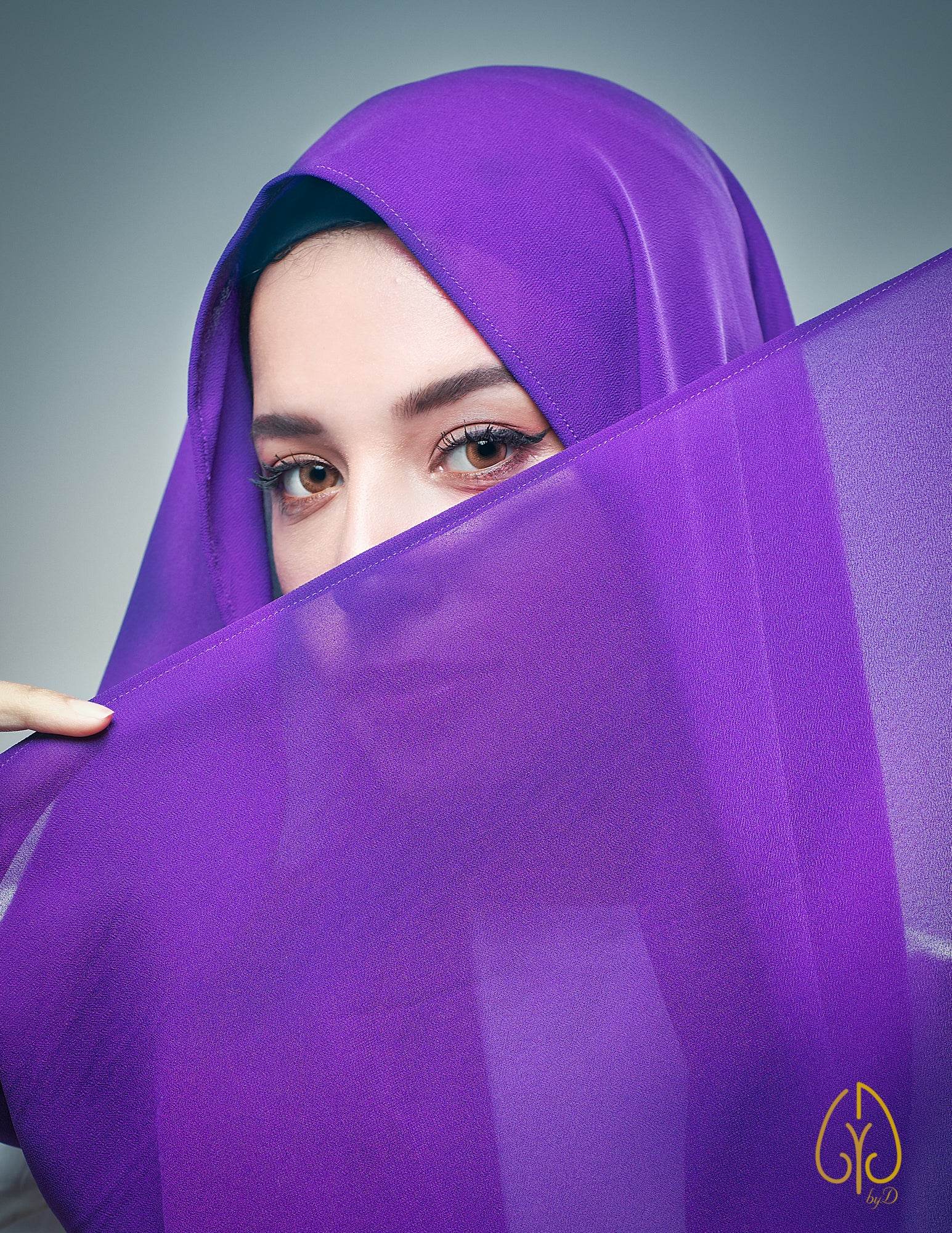 The Delicate Purple - By.D Scarves