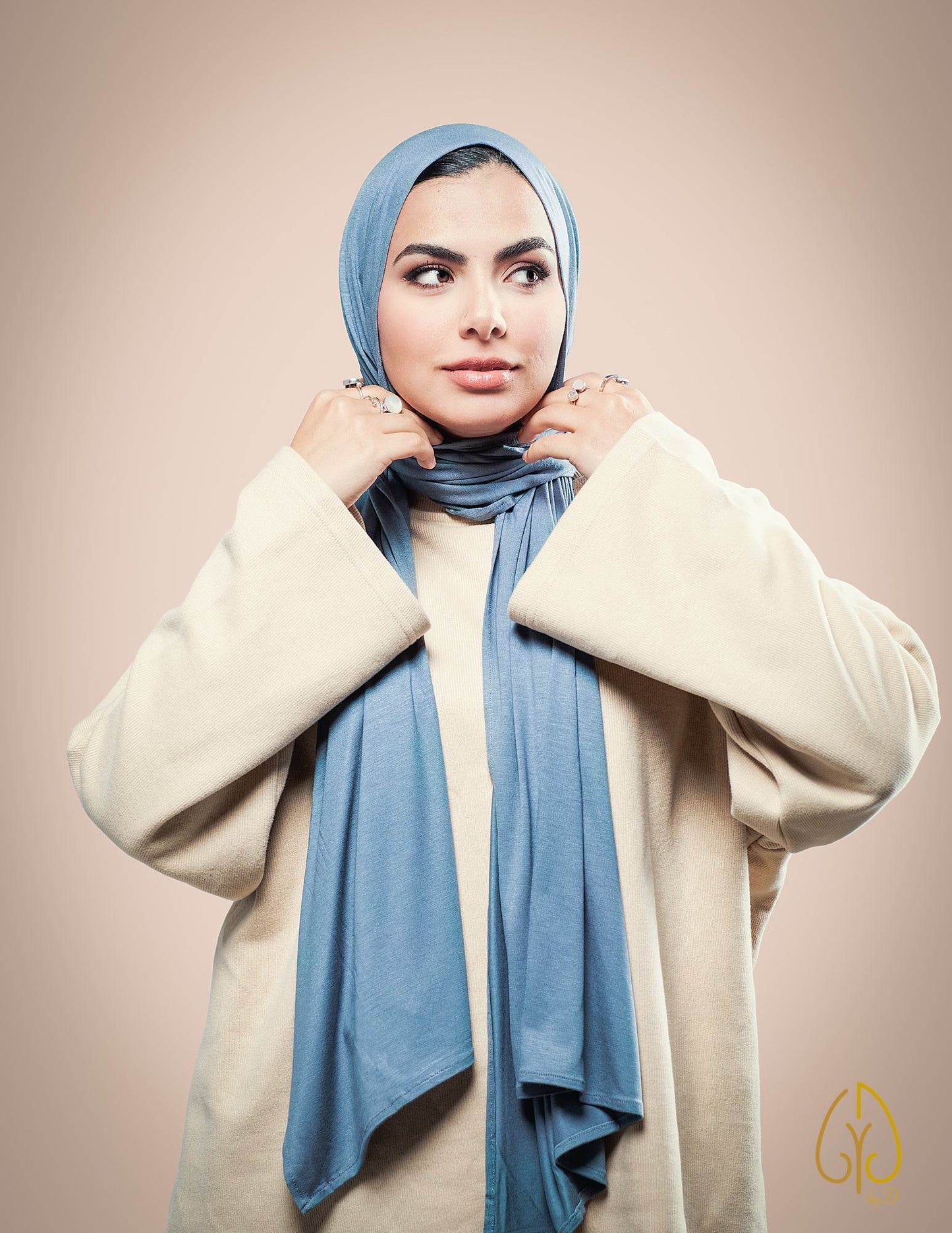 The Steel Grey - By.D Scarves
