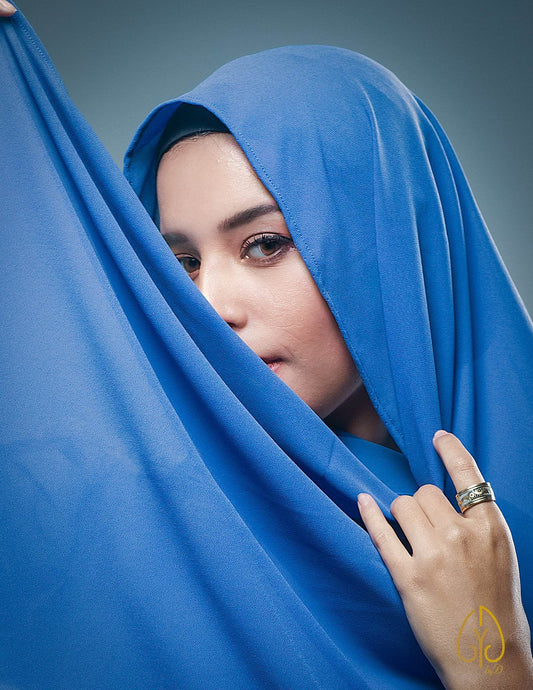 The Delicate True Blue - By.D Scarves