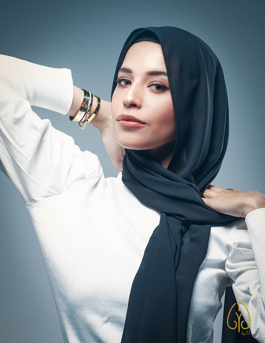 The Delicate Black - By.D Scarves