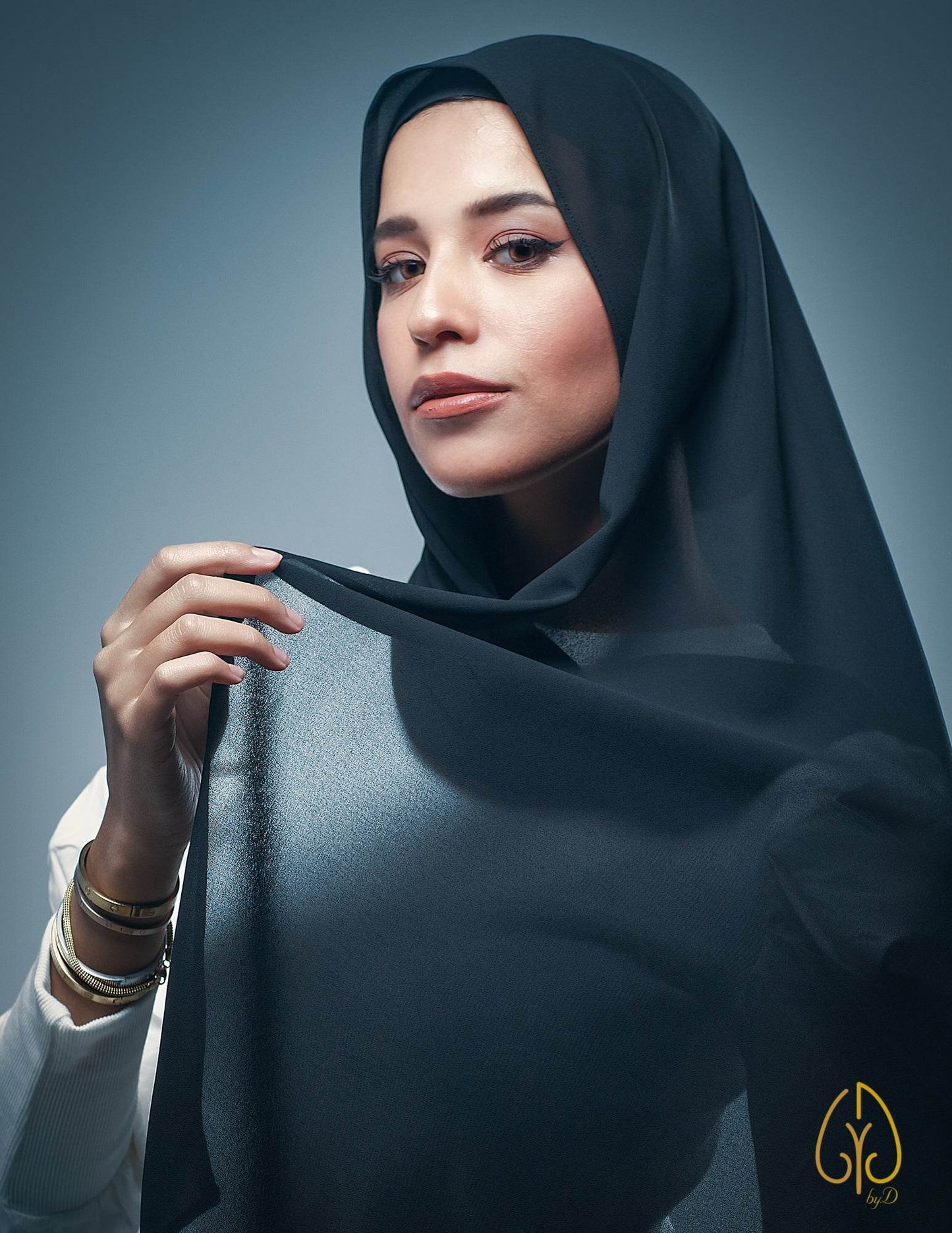 The Delicate Black - By.D Scarves