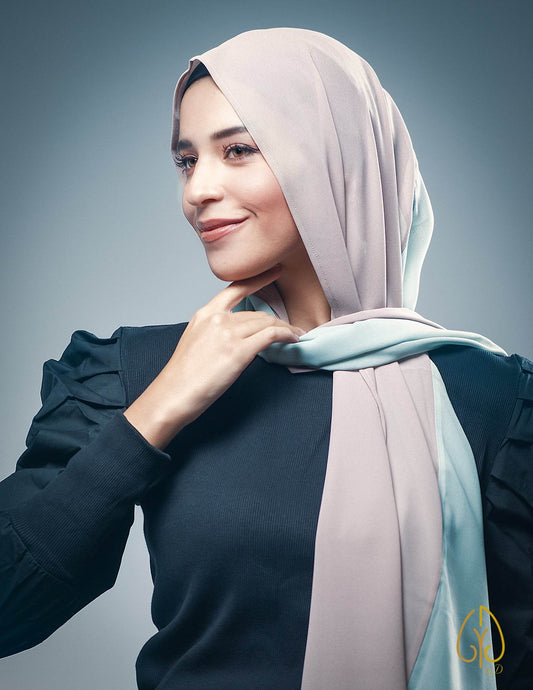 The Delicate Mint x Beige - By.D Scarves