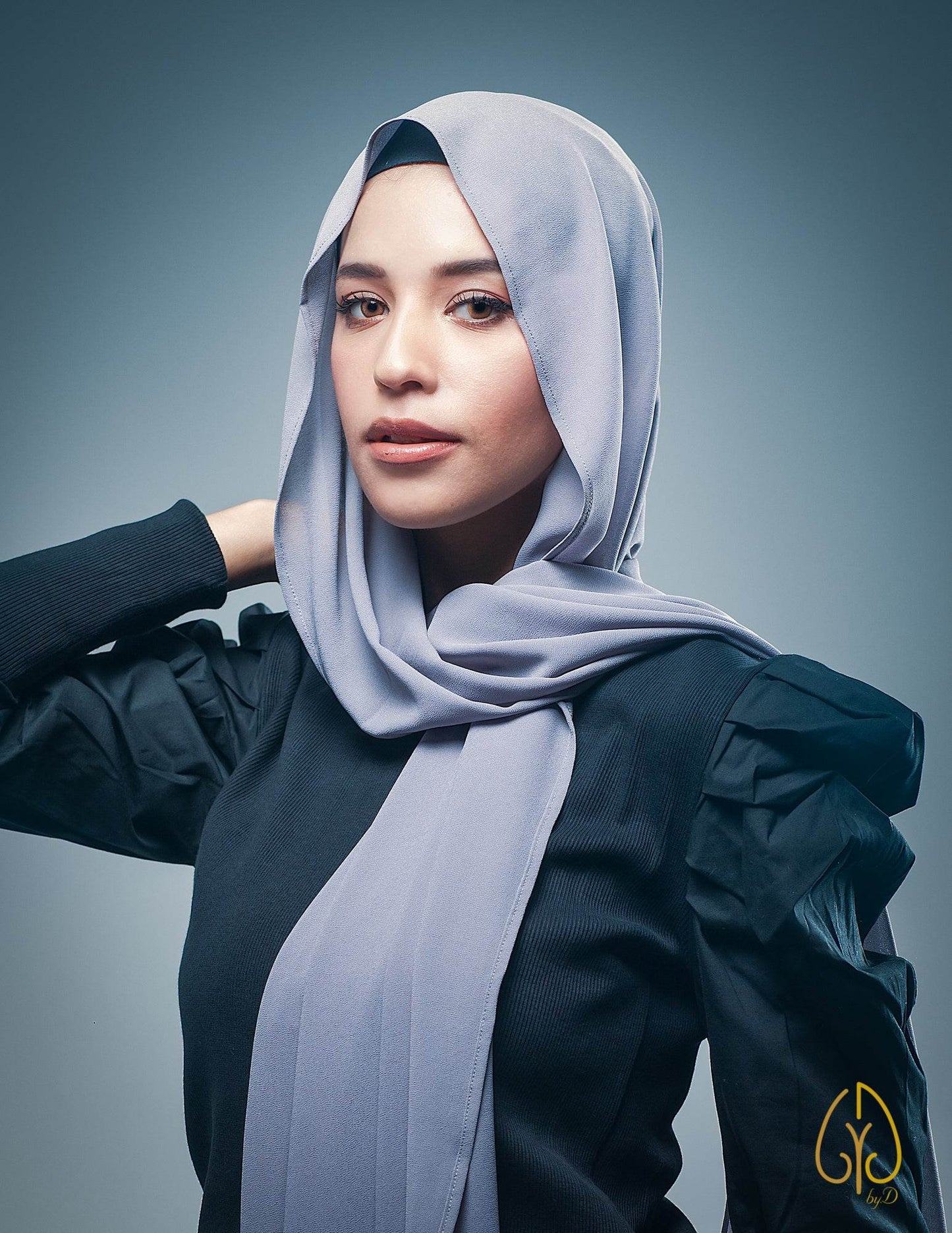 The Delicate Grey - By.D Scarves