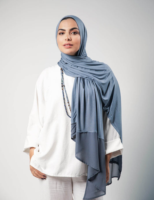 Charming Steel Grey - By.D Scarves