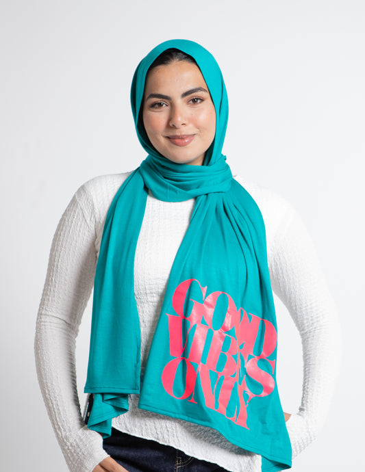 Caribbean Turquoise “Good Vibes Only”