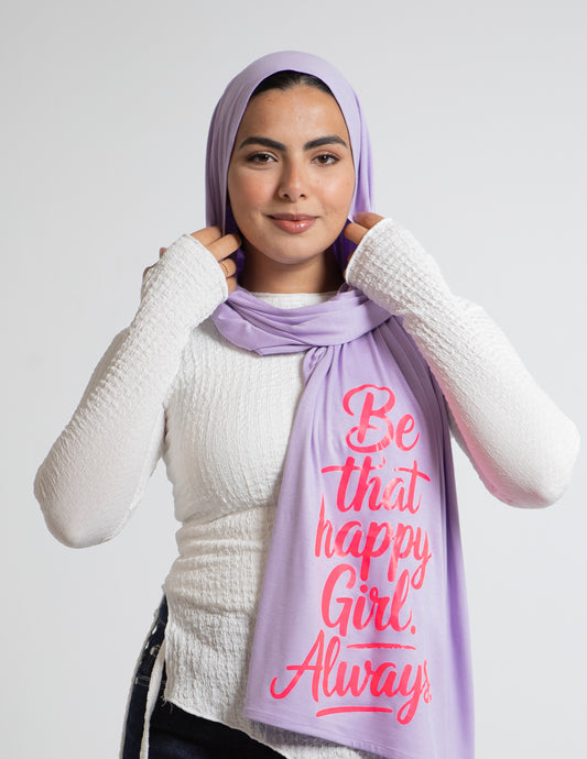 Lilac “ Be that Happy Girl Always “