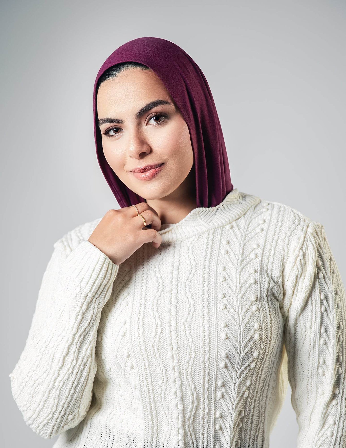 Mini Scarf Raspberry - By.D Scarves