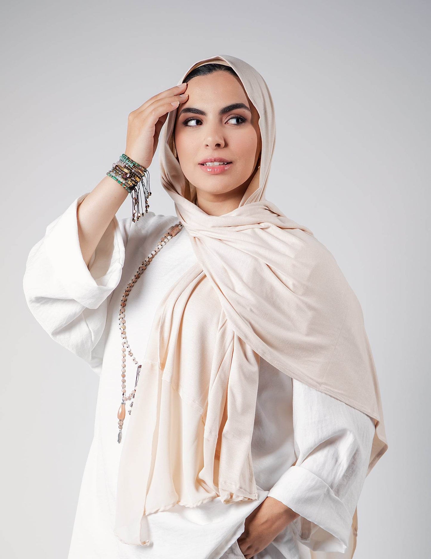 Charming Creme - By.D Scarves