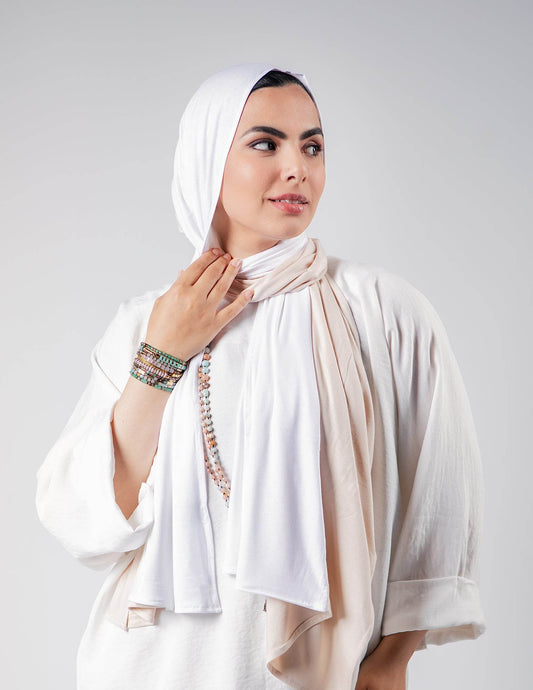 Creme / White - By.D Scarves