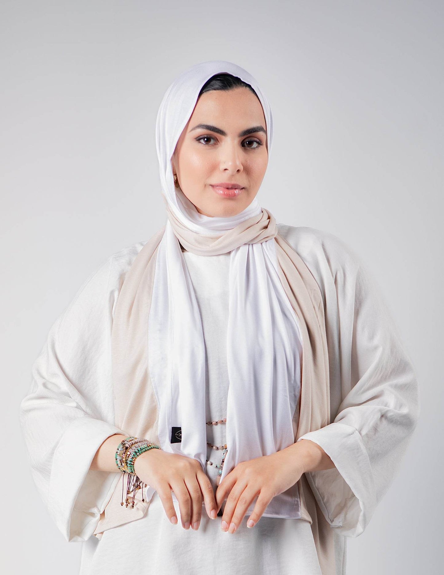 Creme / White - By.D Scarves