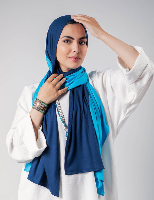 Navy / Azure - By.D Scarves