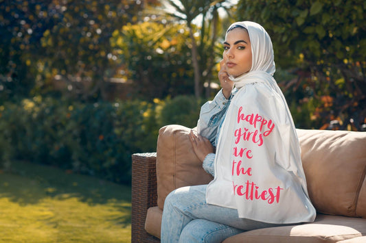 HAPPY GIRLS ARE THE PRETTIEST - By.D Scarves
