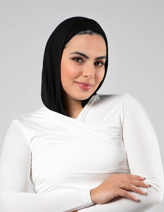 Mini Scarf Black - By.D Scarves