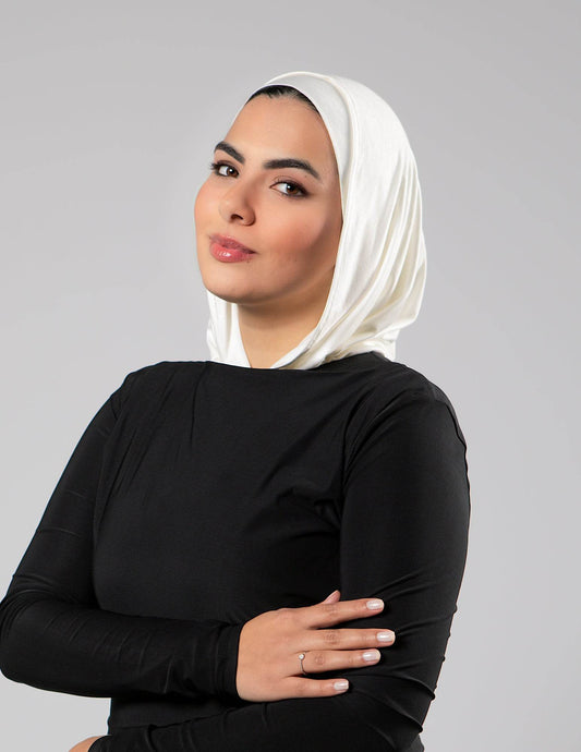 Mini Scarf Pearl White - By.D Scarves