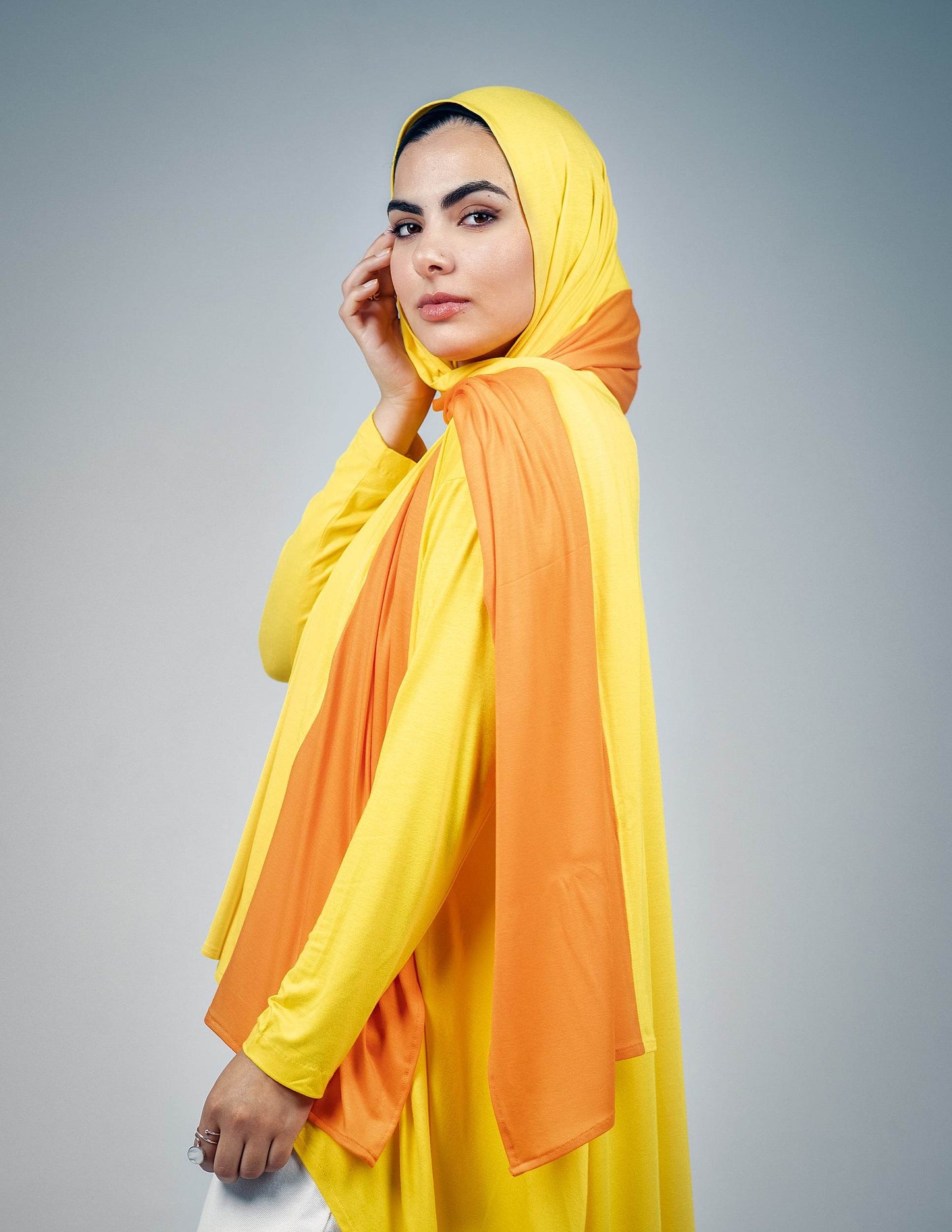 The Bumblebee/Tangerine - By.D Scarves