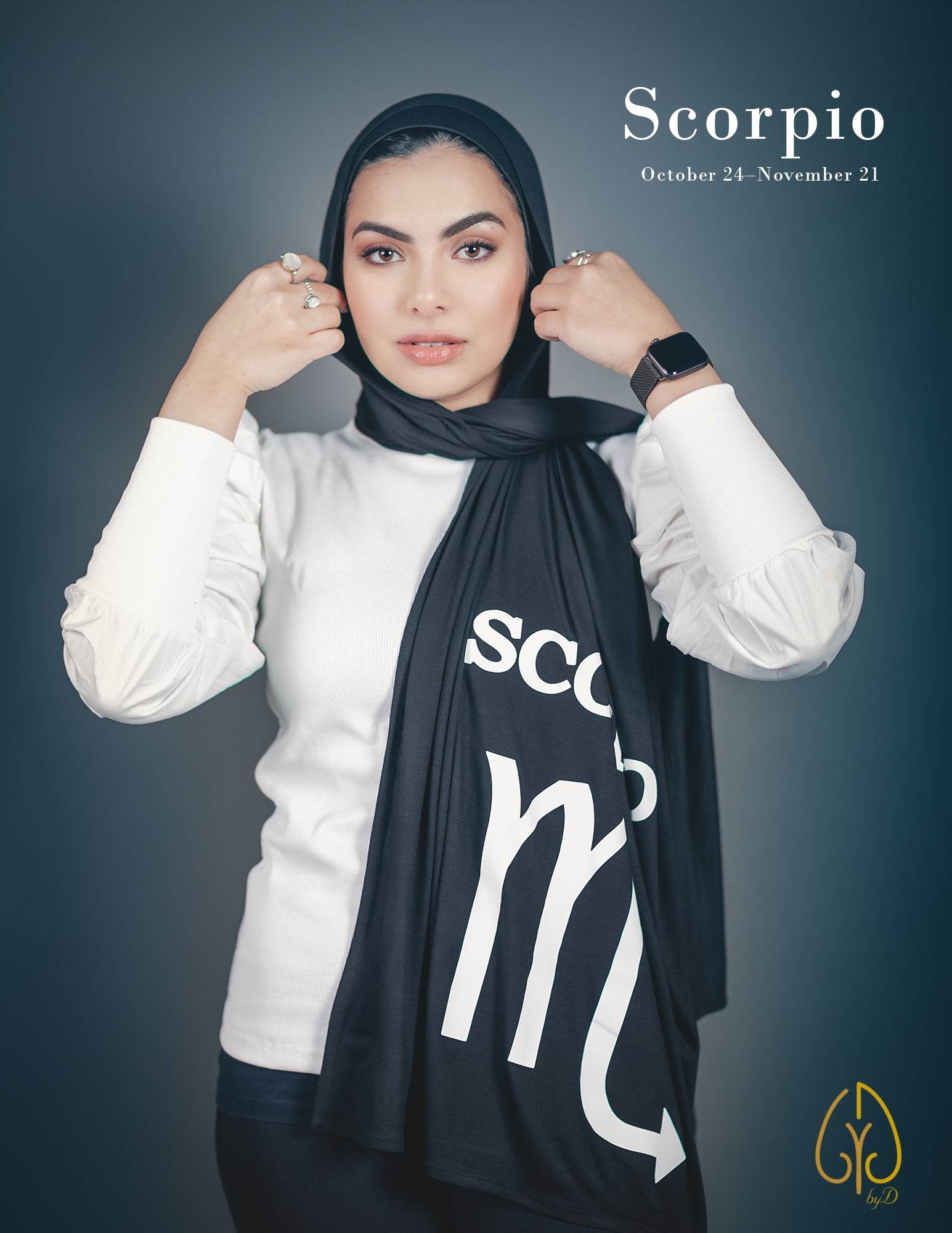 Scorpio العقرب - By.D Scarves