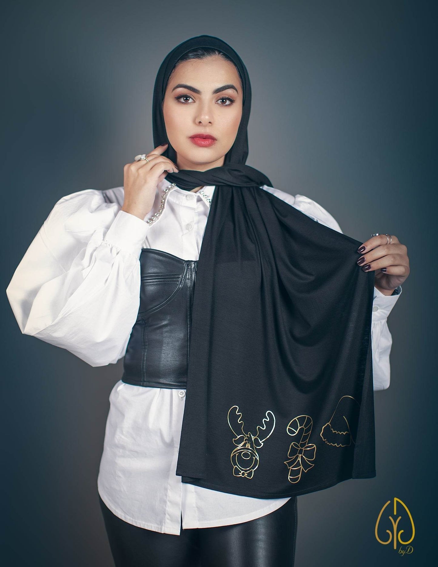 The Wonderland (Black) - By.D Scarves