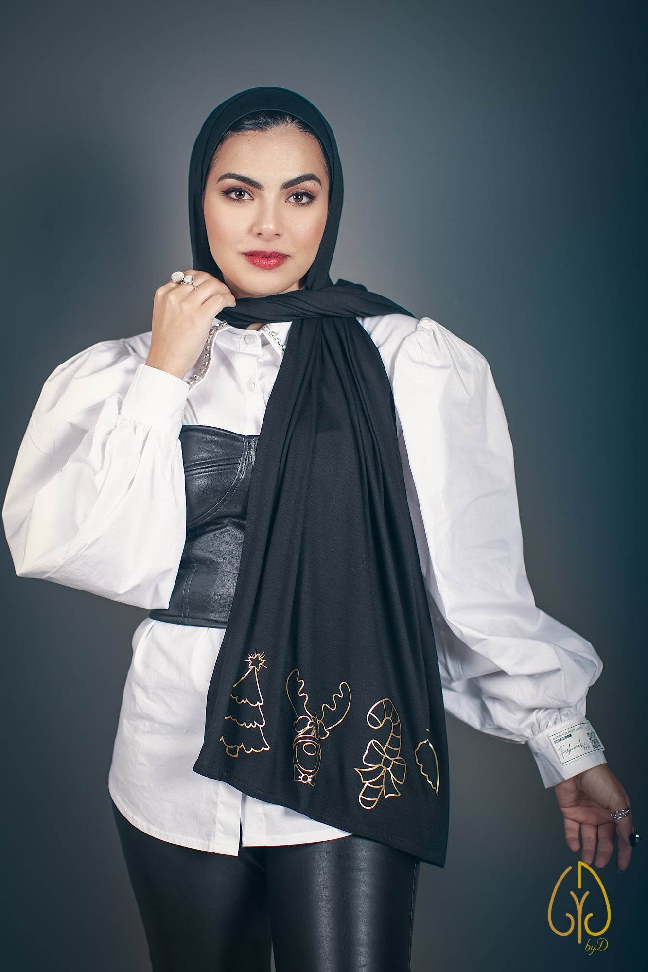 The Wonderland (Black) - By.D Scarves