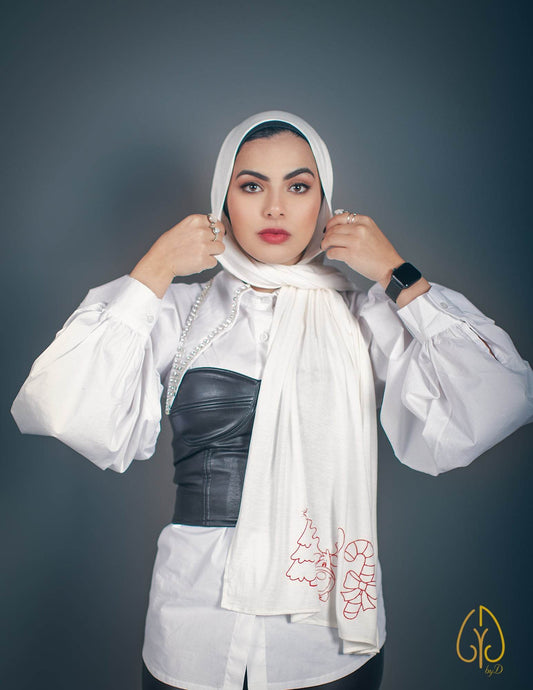 The Wonderland (White) - By.D Scarves