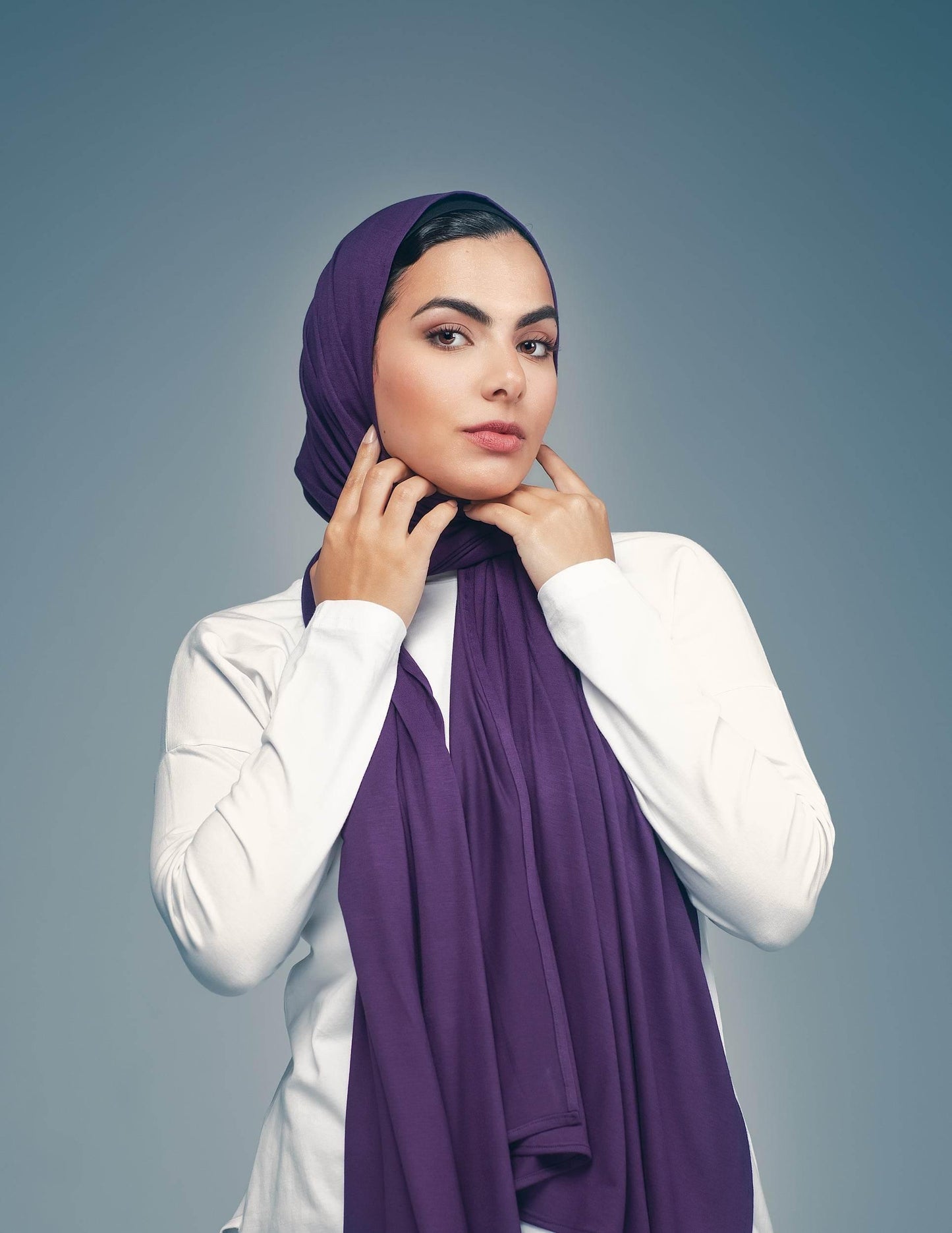 The Aubergine - By.D Scarves