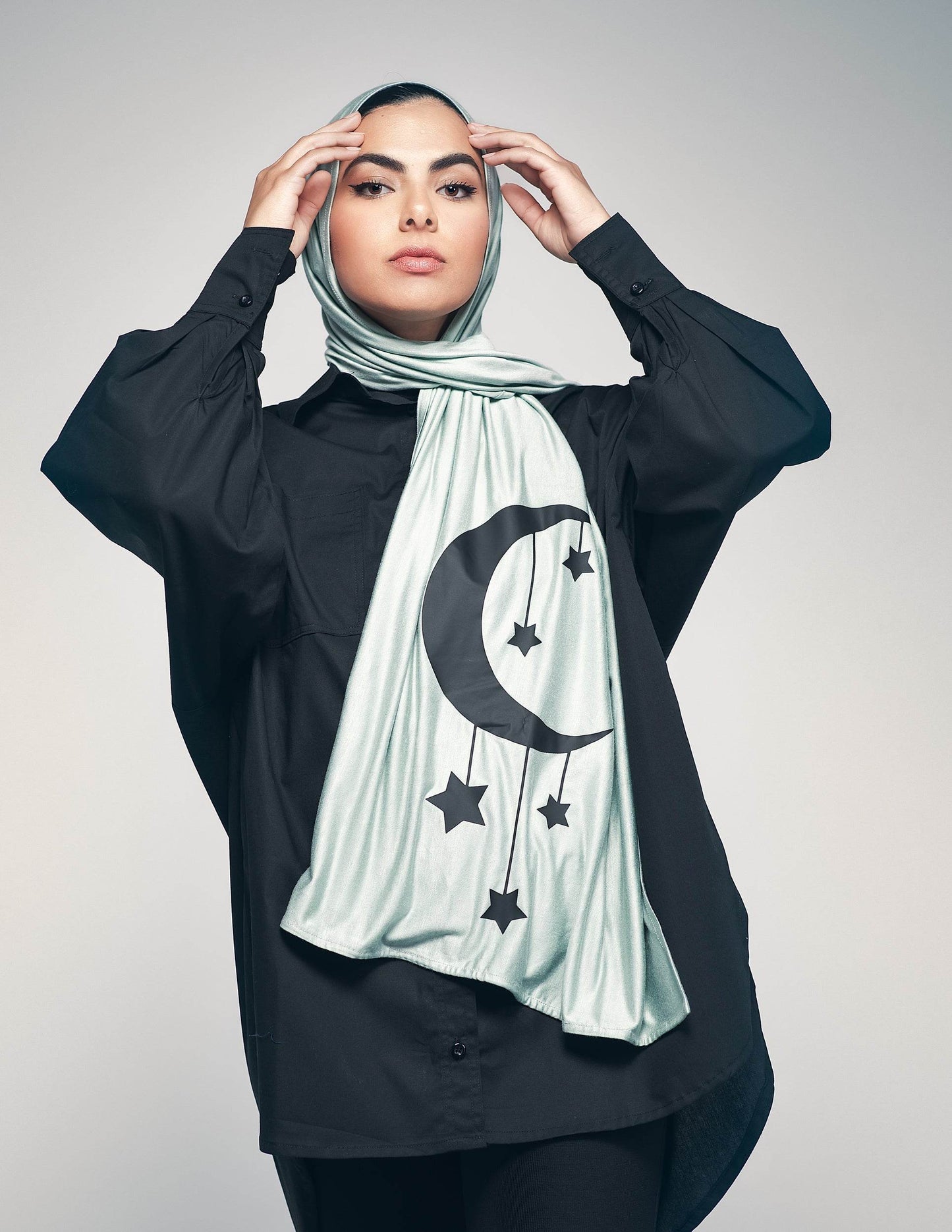 Crescent Elegance - By.D Scarves