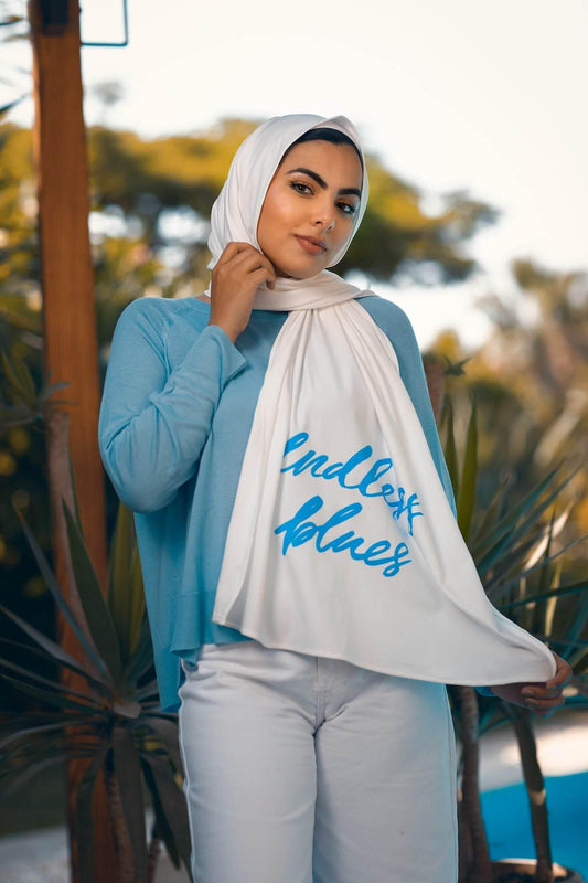 ENDLESS BLUES - By.D Scarves
