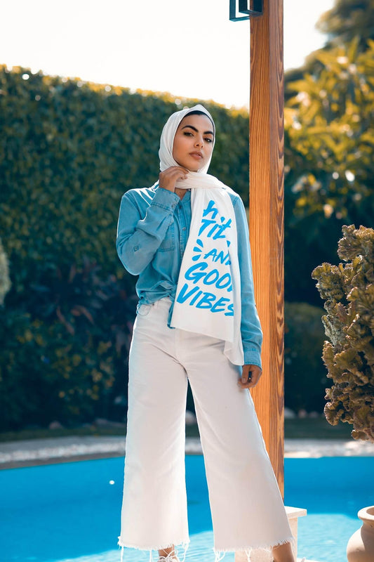 HIGH TIDES AND GOOD VIBES - By.D Scarves