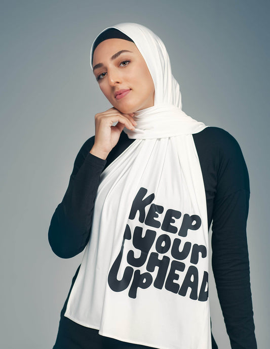 KEEP YOUR HEAD UP - By.D Scarves
