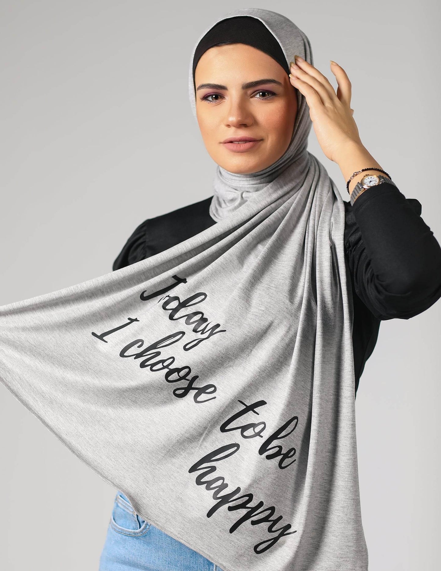 TODAY I CHOOSE TO BE HAPPY - By.D Scarves