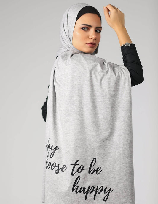 TODAY I CHOOSE TO BE HAPPY - By.D Scarves