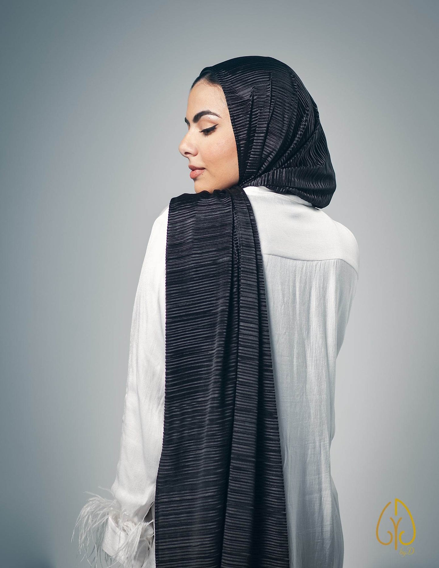 The Midnight Black - By.D Scarves