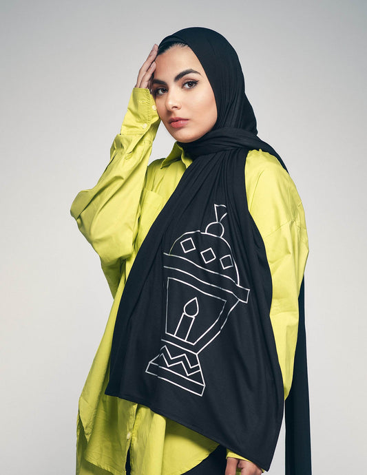 Silver Star Drops - By.D Scarves