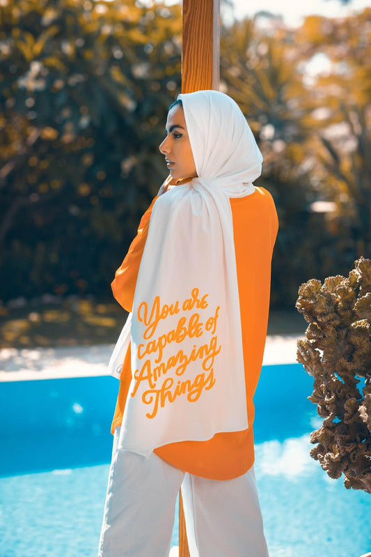 YOU ARE CAPABLE OF AMAZING THINGS - By.D Scarves