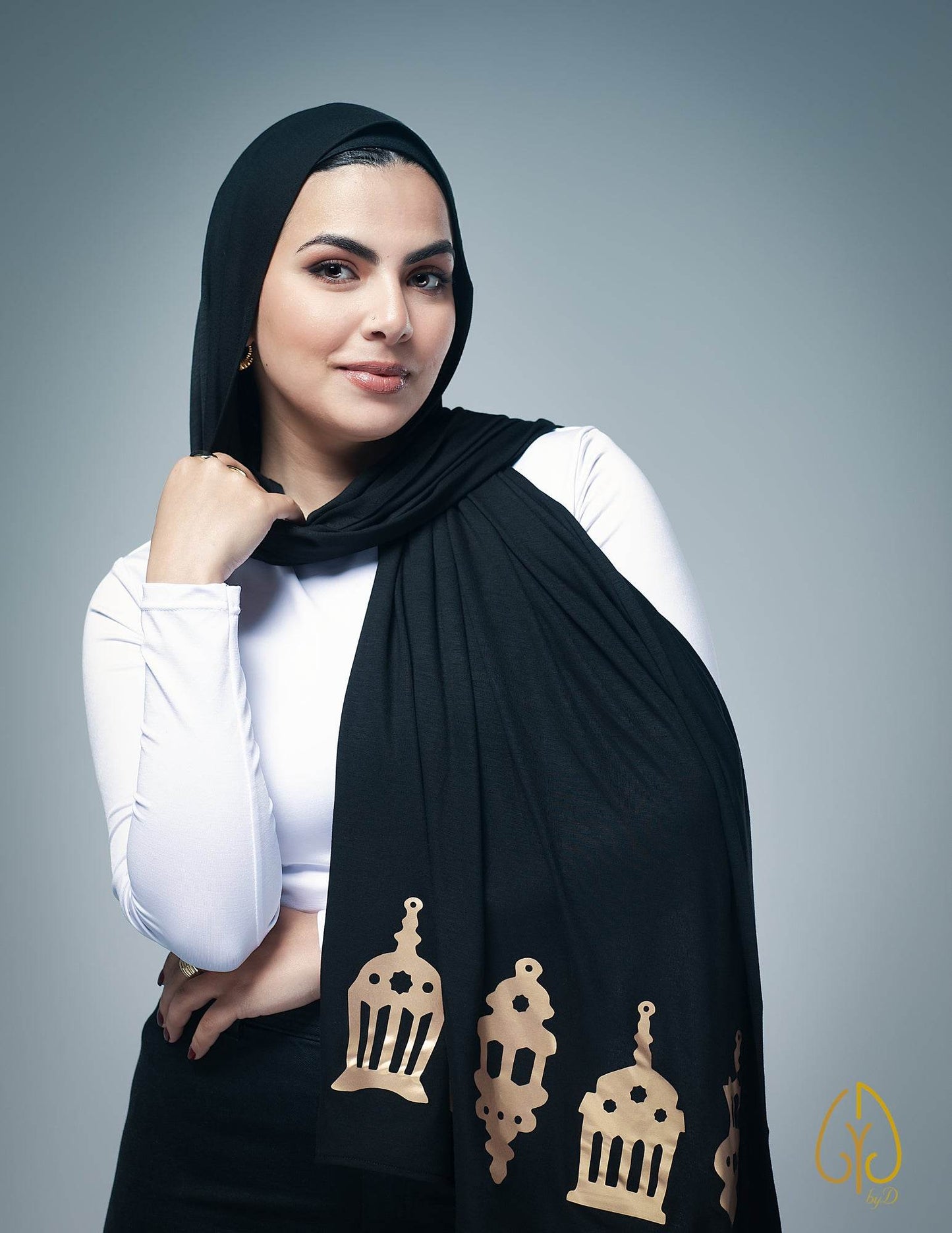 Golden Ramadan Nights - By.D Scarves