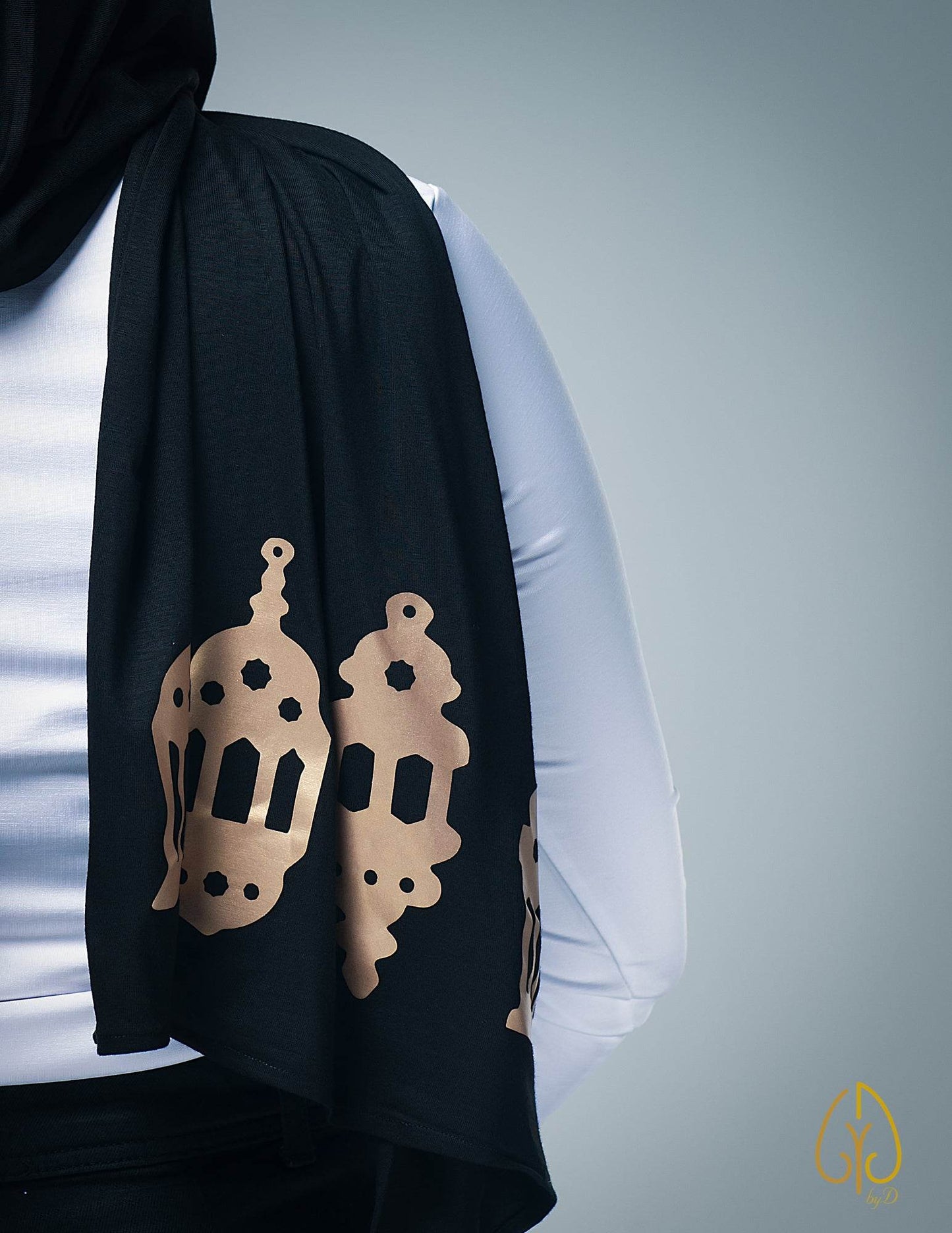 Golden Ramadan Nights - By.D Scarves