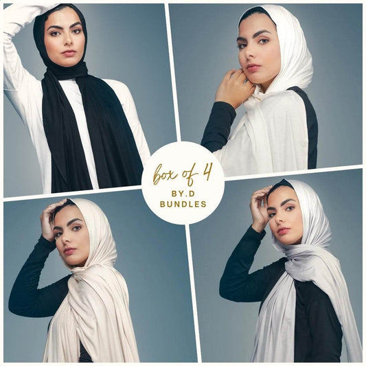 Box of 4 - By.D Scarves