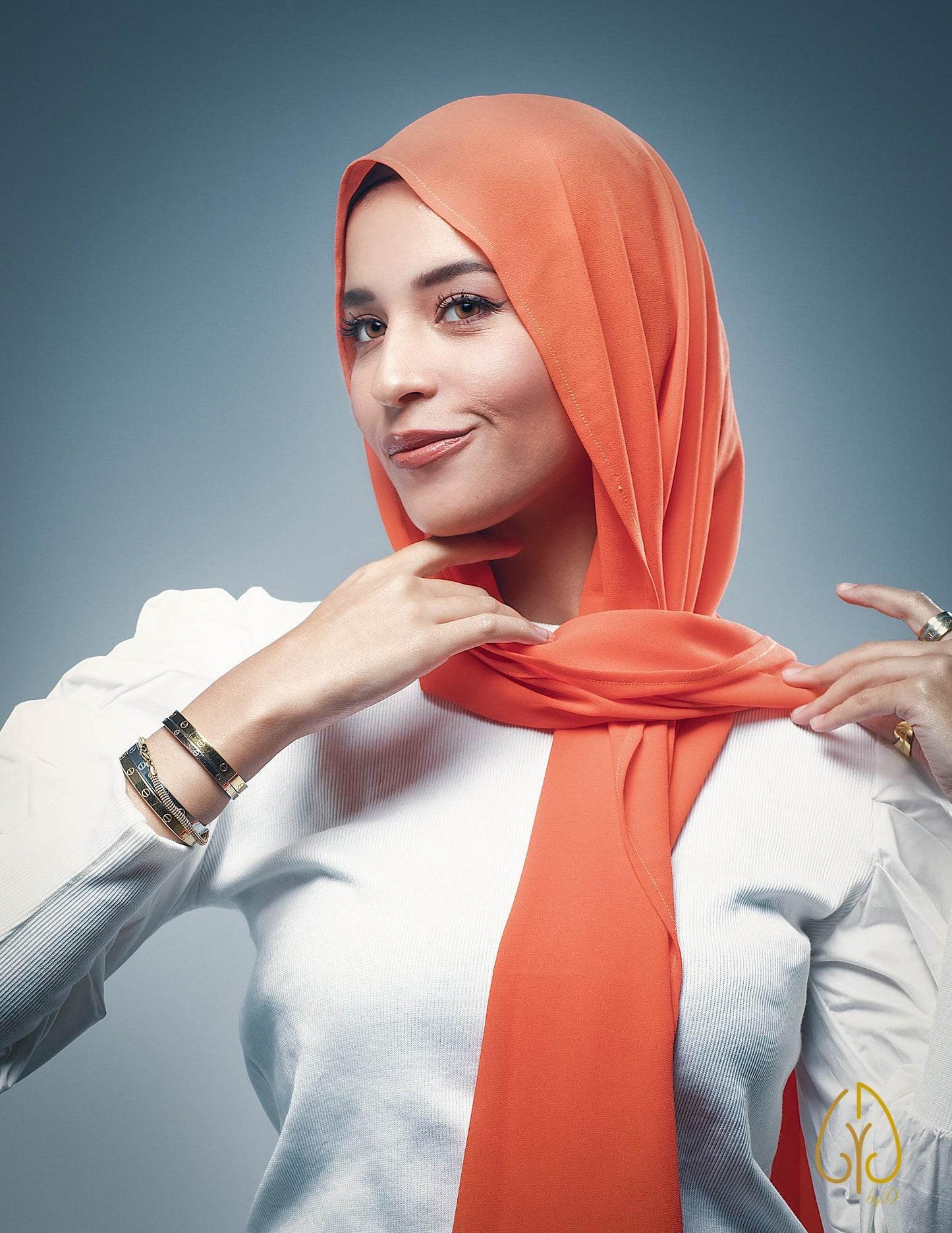 The Delicate Orange - By.D Scarves