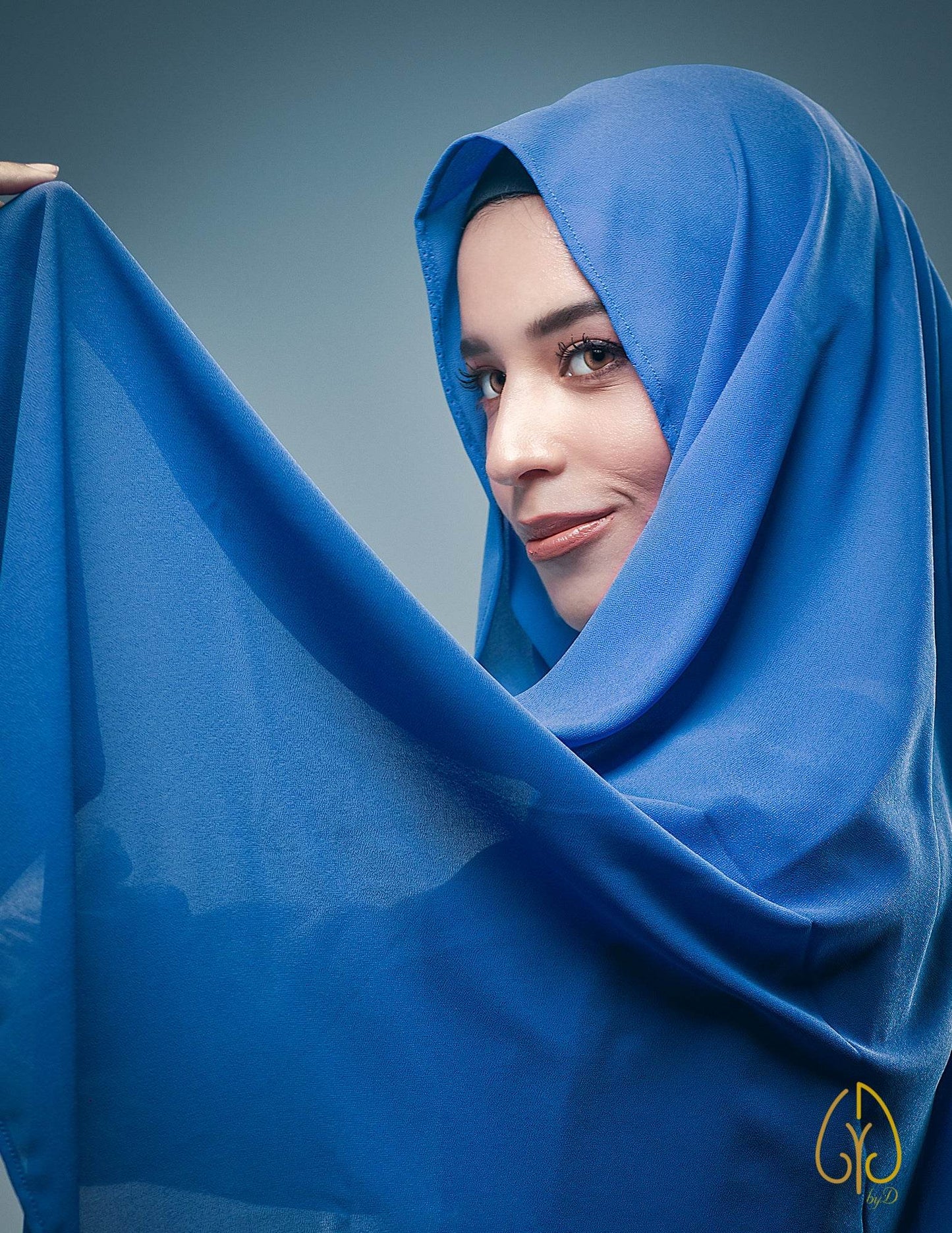 The Delicate True Blue - By.D Scarves
