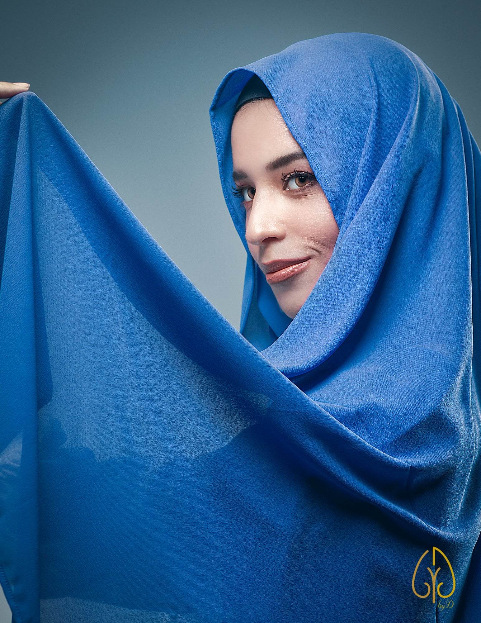 The Delicate True Blue - By.D Scarves