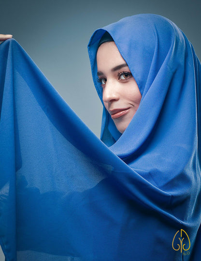 The Delicate True Blue - By.D Scarves