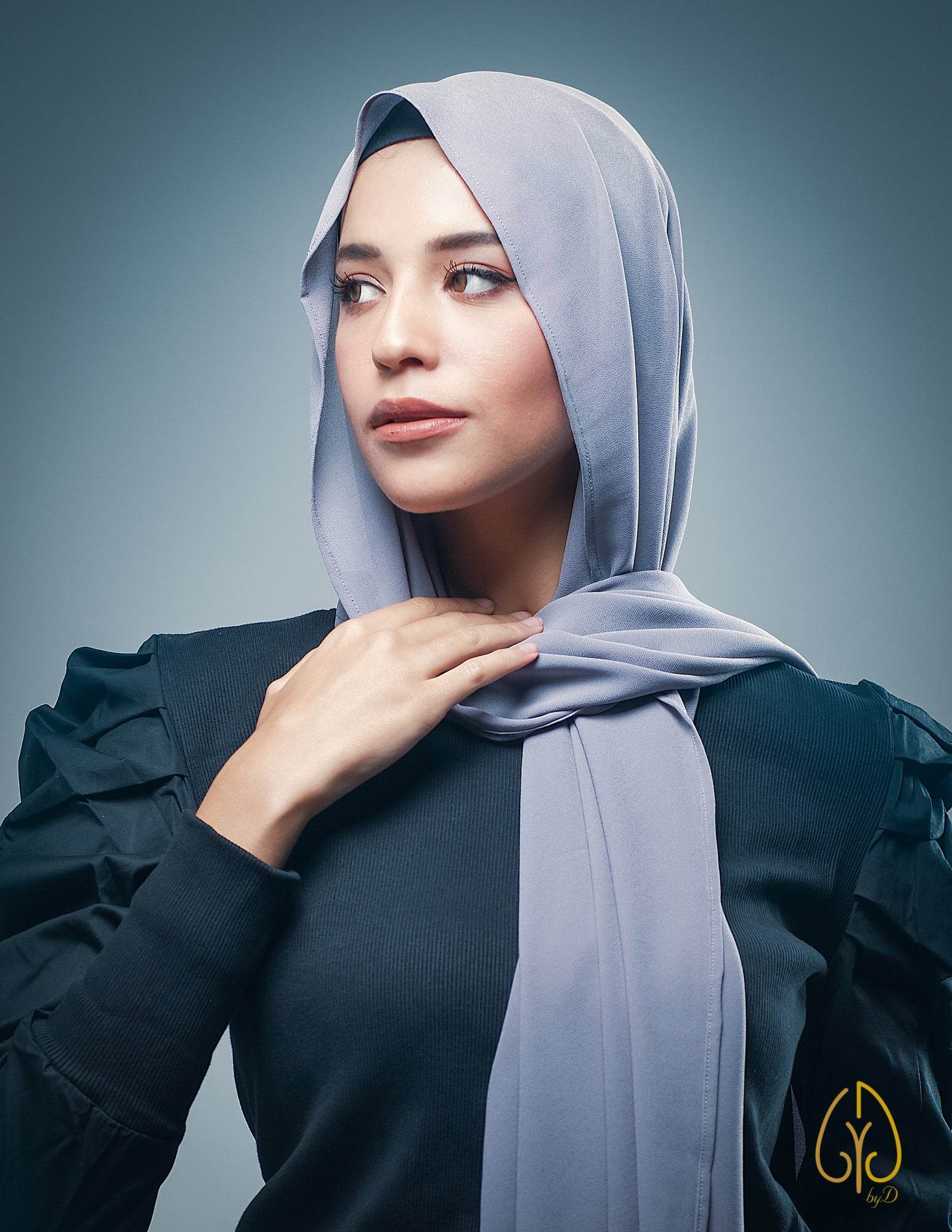 The Delicate Grey - By.D Scarves