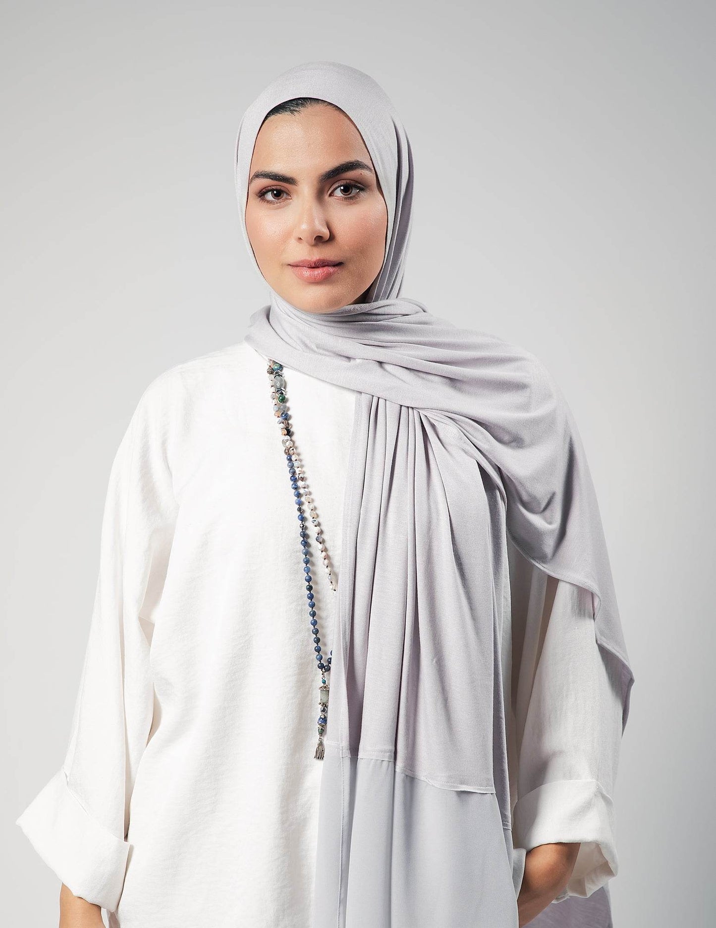 Charming Light Grey - By.D Scarves