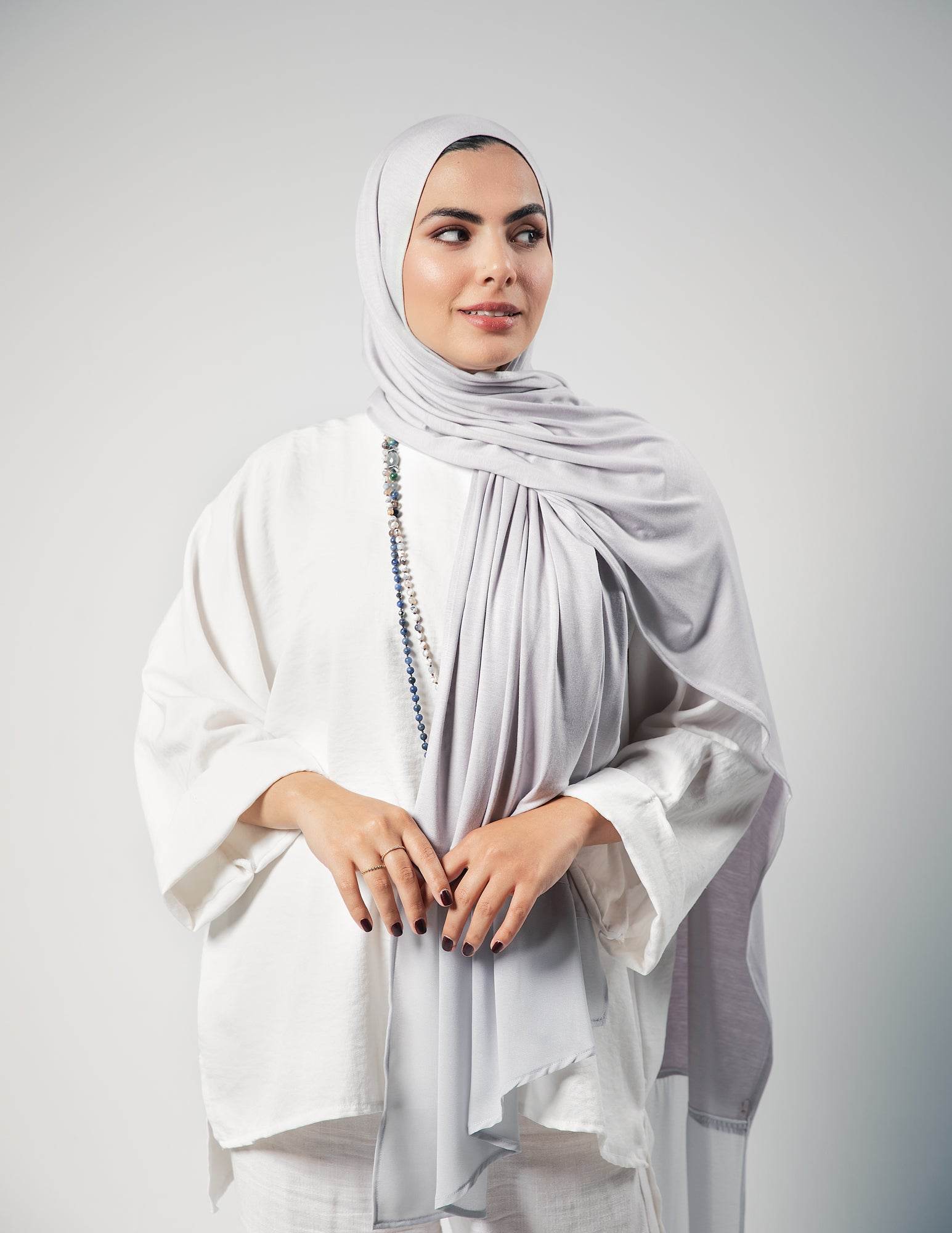 Charming Light Grey - By.D Scarves